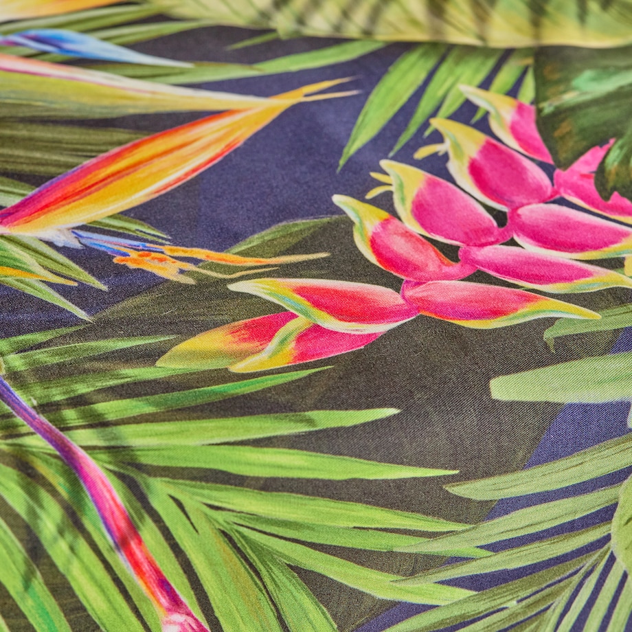 Obrus z nadrukiem Pasaro 150x220 cm z motywem tropikalnym