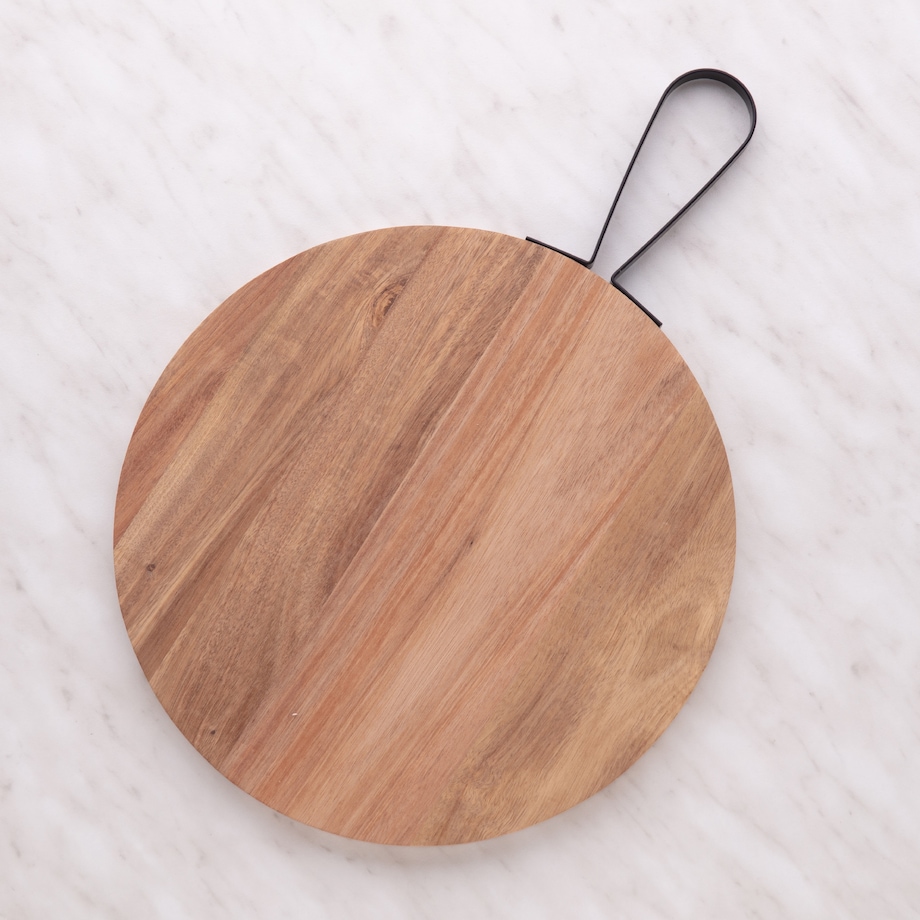 Deska z akacji Circly do krojenia lub serwowania