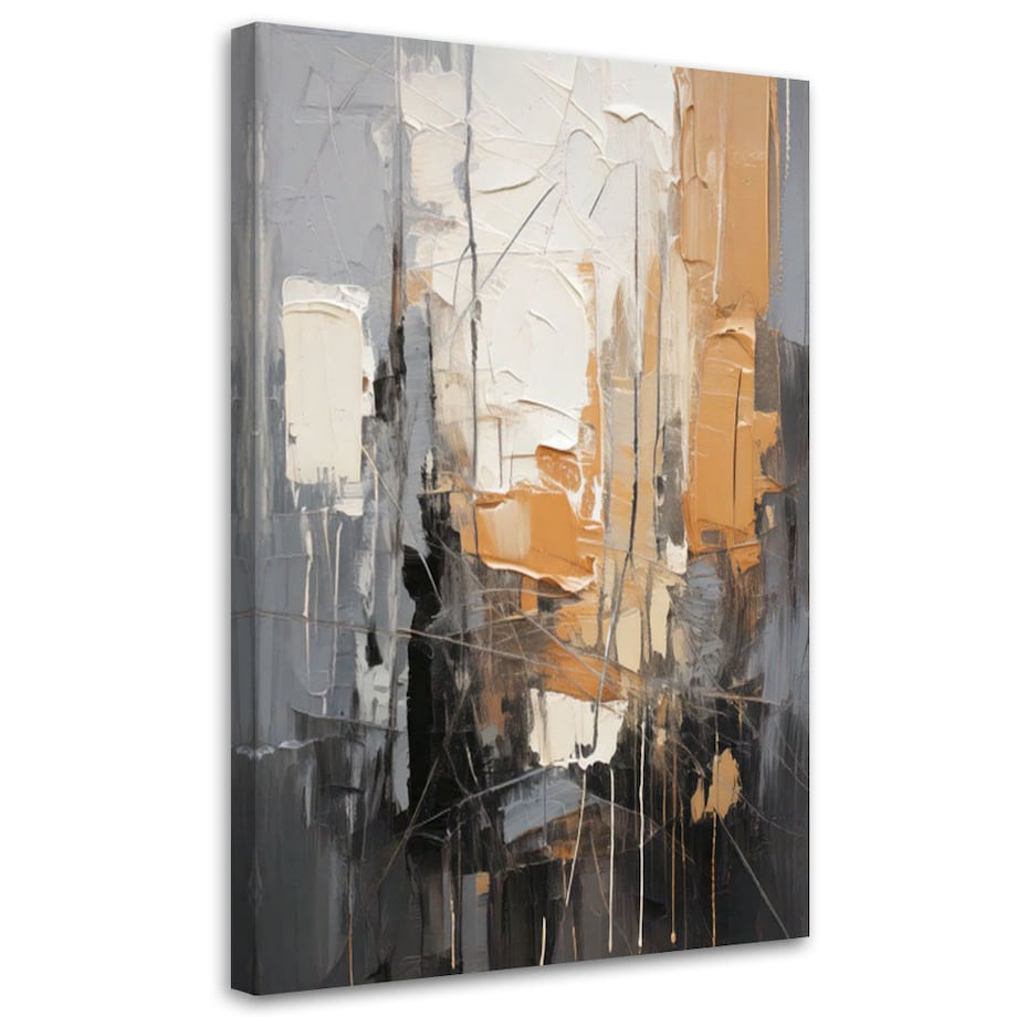 Feeby Obraz do salonu, Abstrakcja Miasto Tekstura 80x120