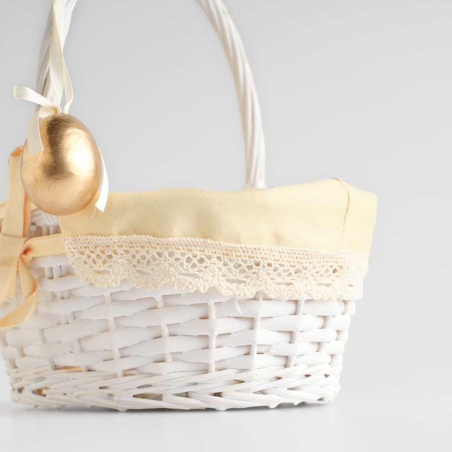 Koszyk z rączką Eggita 18x24 cm z motywem jajka