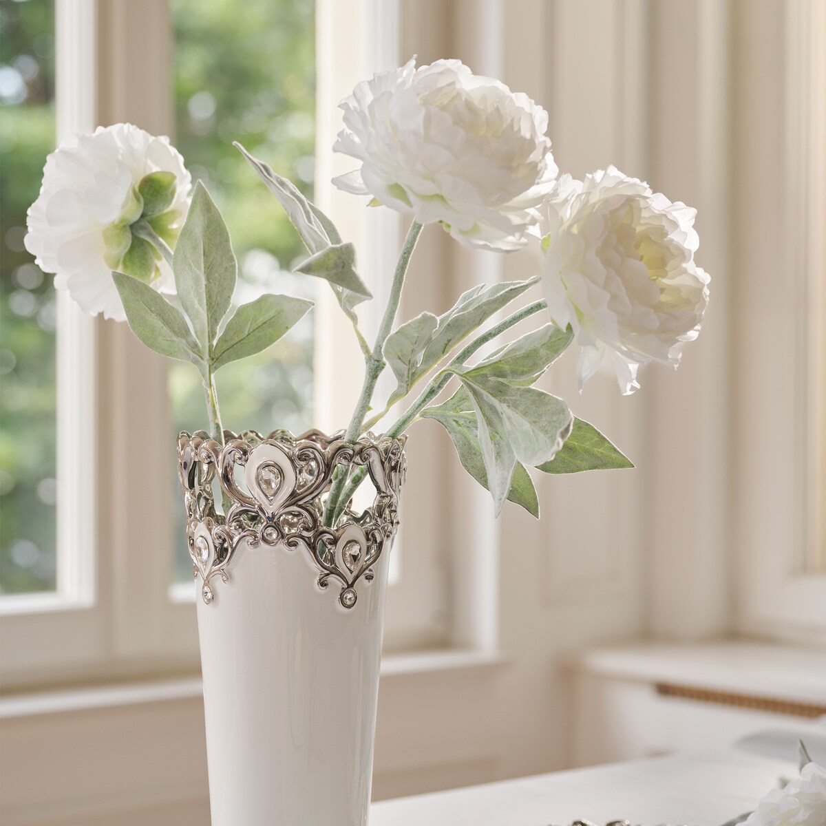 Wazon Palazzo z motywem geometrycznym