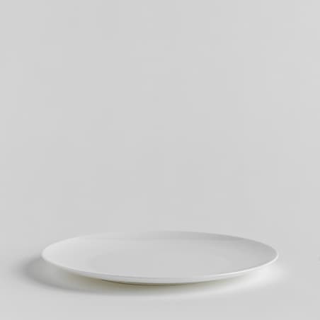 Klasyczny Talerzyk z Porcelany Kostnej Bianco