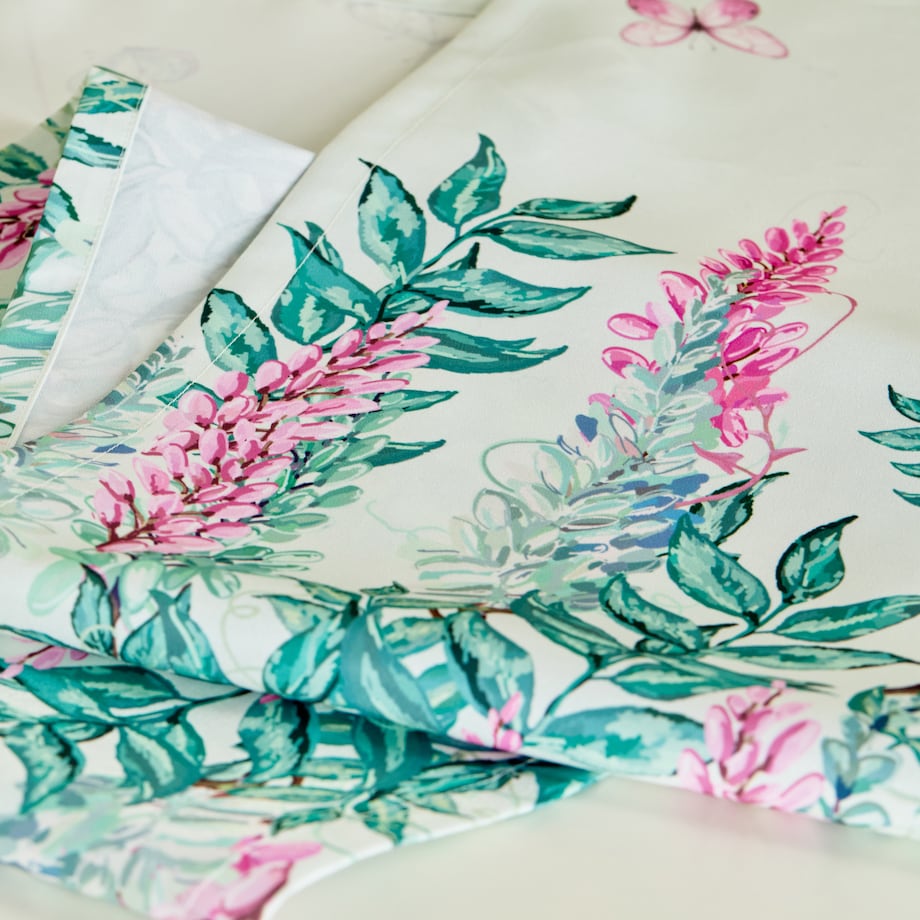 Bieżnik z nadrukiem Fenrys 35x180 cm z motywem roślinnym