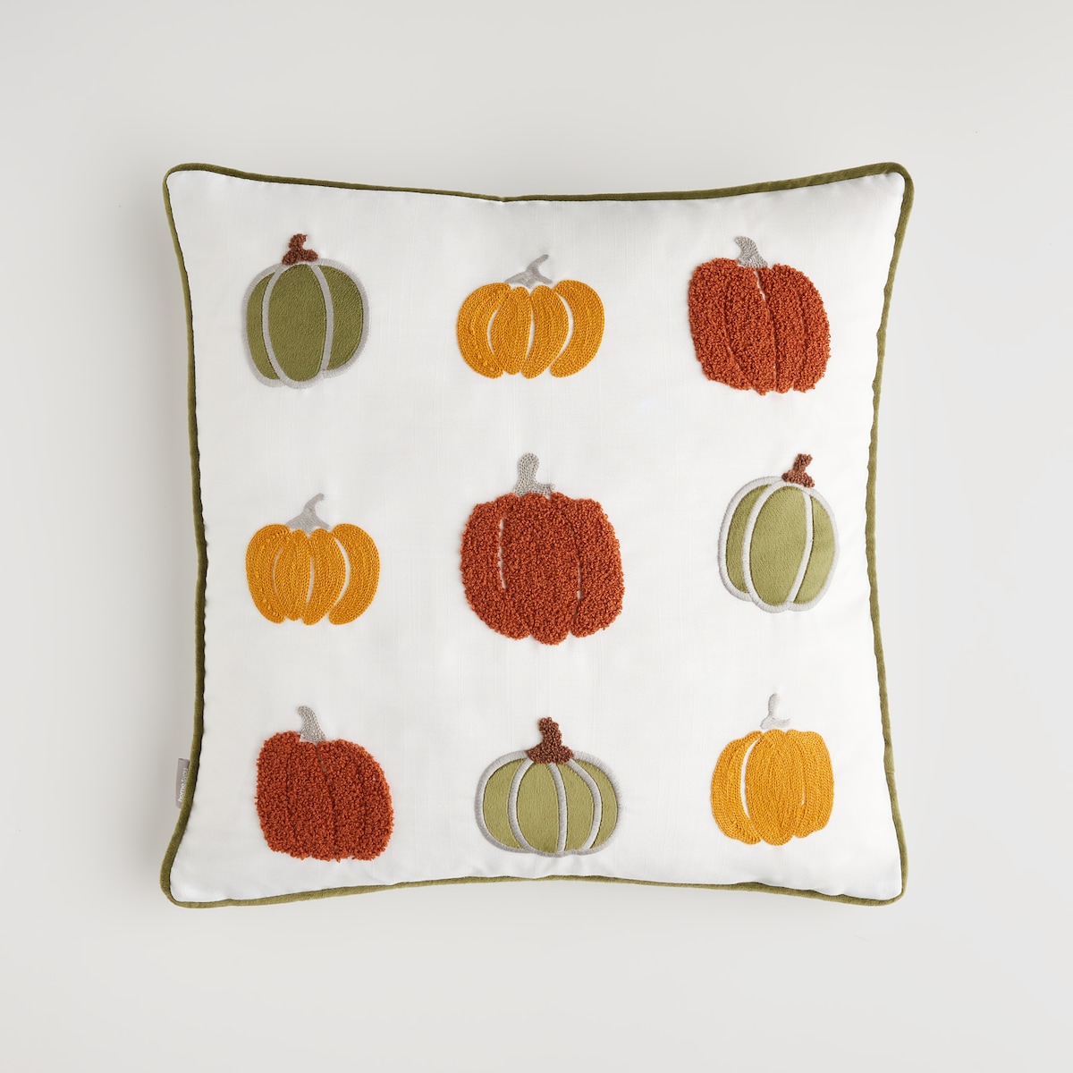 Poszewka Haftowana Pumpkinio 45x45 cm z motywem dyni