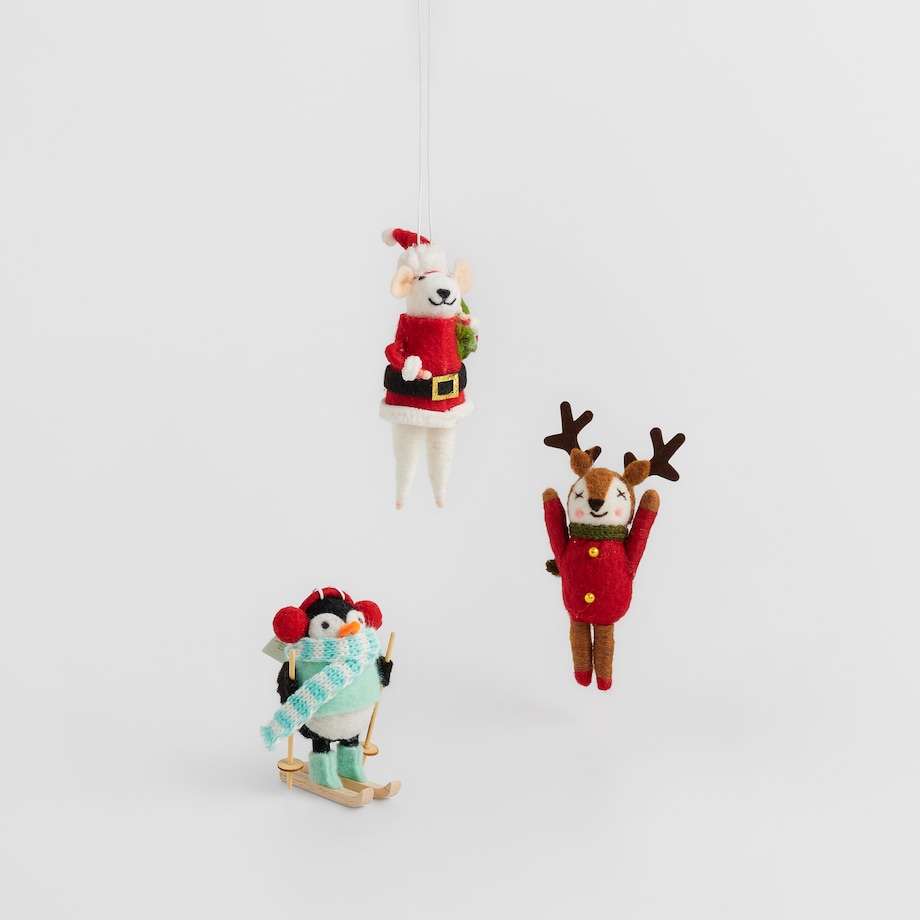 Dekoracja Wisząca Reniferi z motywem renifera
