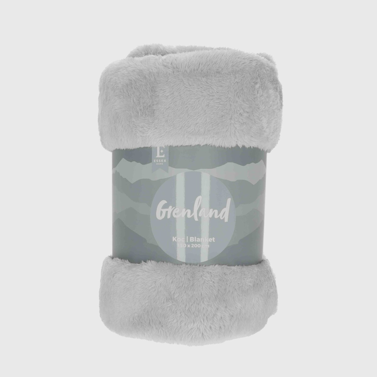 Jednokolorowy koc Grenland VI 150x200 cm