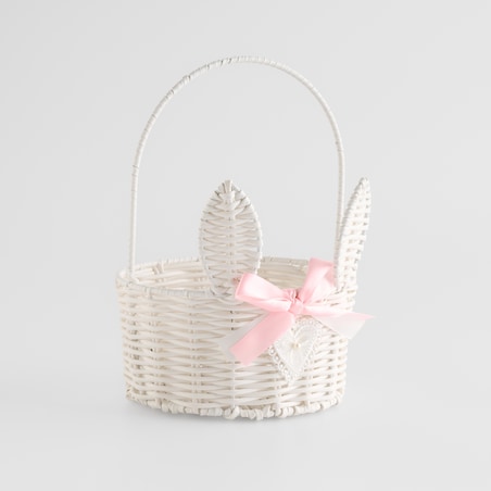 Koszyk z rączką Bunkie z motywem królika