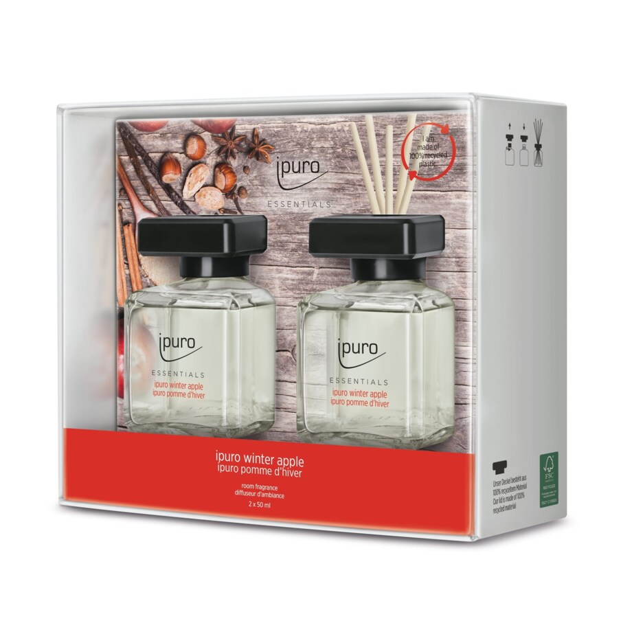 Zestaw prezentowy ipuro ESSENTIALS winter apple 2x50 ml