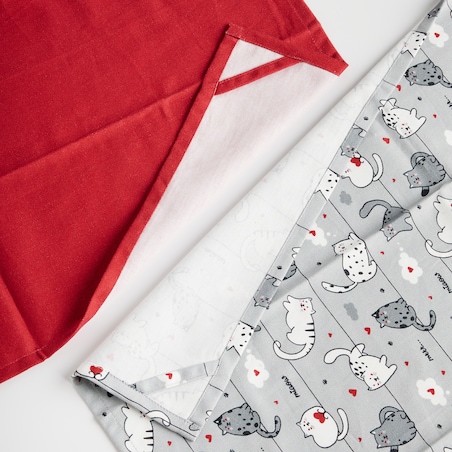 Komplet Ścierek Nuage 45x65 cm z motywem zwierzęcym