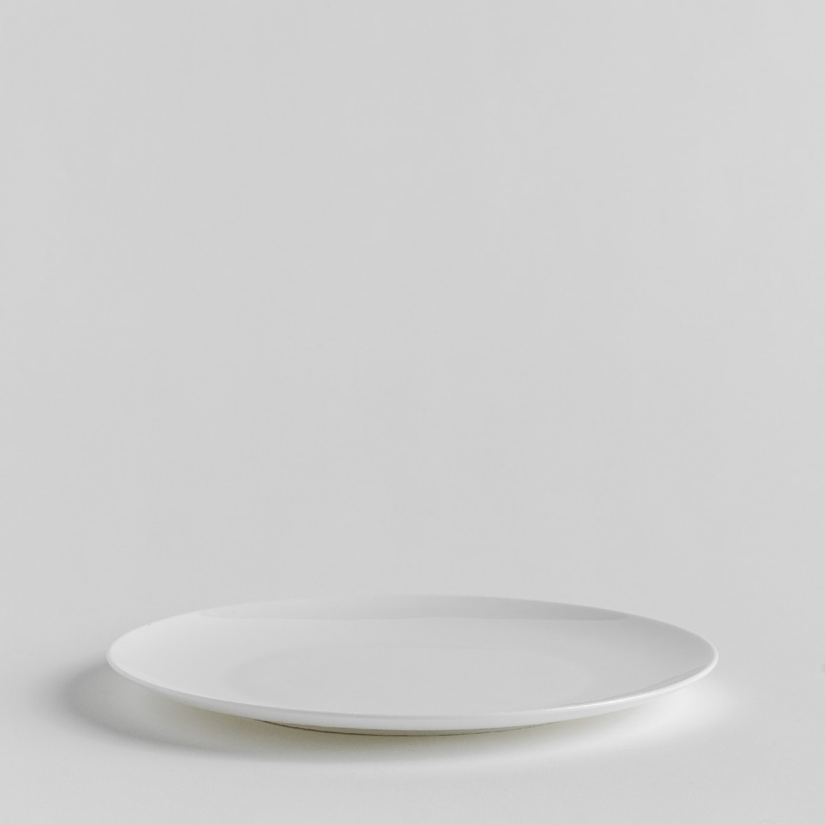 Klasyczny Talerzyk z Porcelany Kostnej Bianco