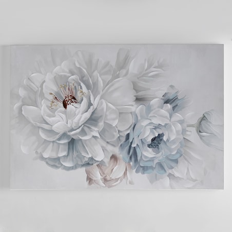 ręcznie zdobiony obraz z motywem kwiatowym florino 80x120