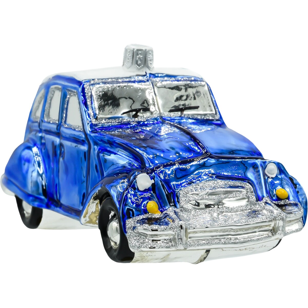 Bombka choinkowa: Samochód Citroen: 2CV: niebieski