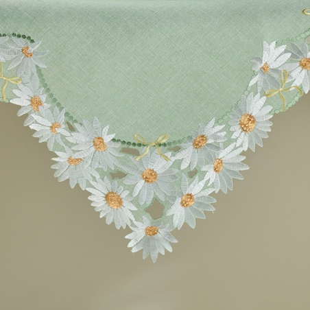 Serweta Haftowana Mintsy 80x80 cm z motywem kwiatowym