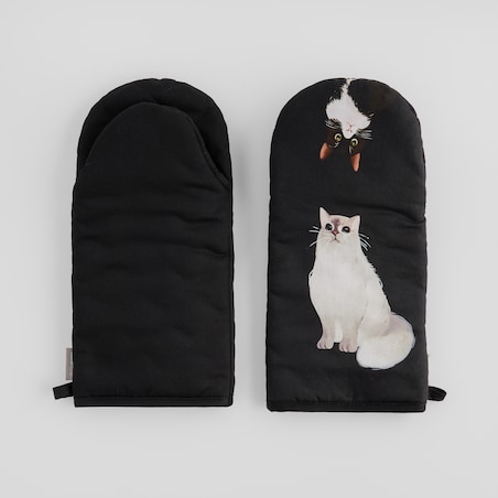 Komplet Rękawic Kuchennych Gattino 14x30 cm z motywem zwierzęcym