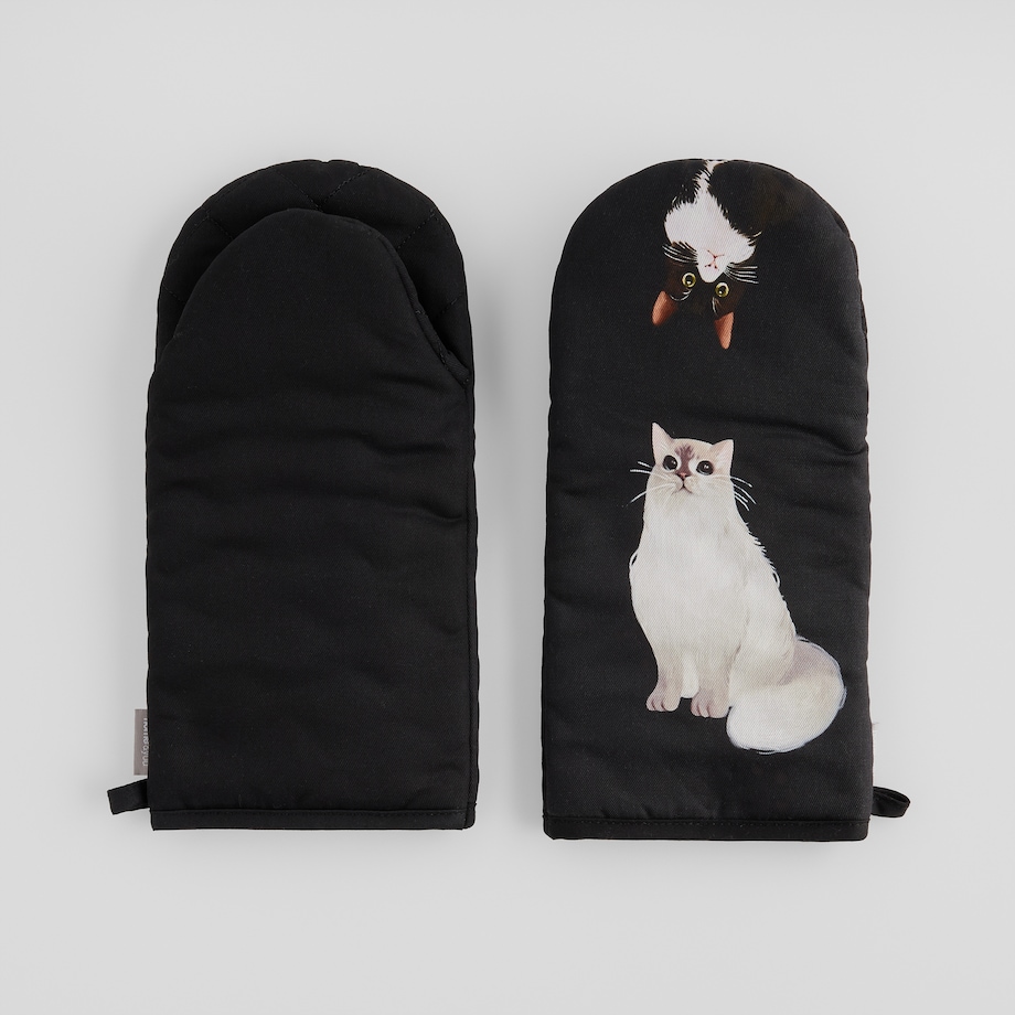 Komplet Rękawic Kuchennych Gattino 14x30 cm z motywem zwierzęcym