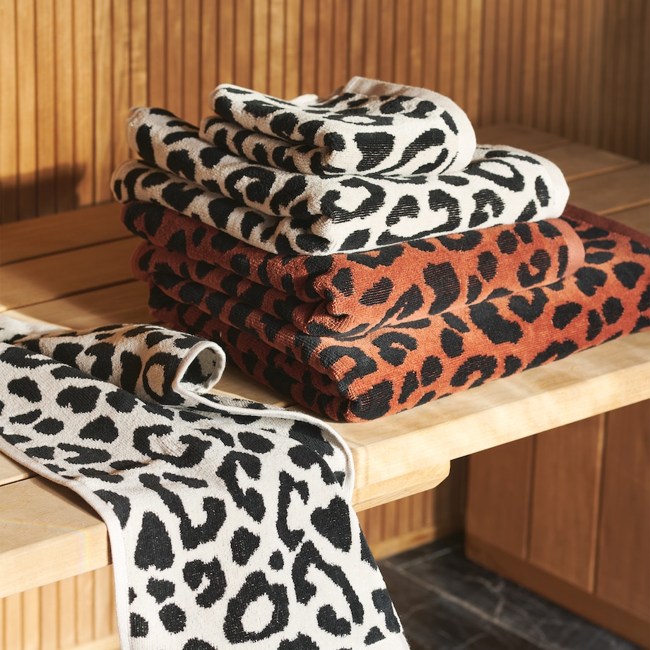 Komplet 2 szt. ręczników do twarzy lub do rąk Panther 30x50 cm