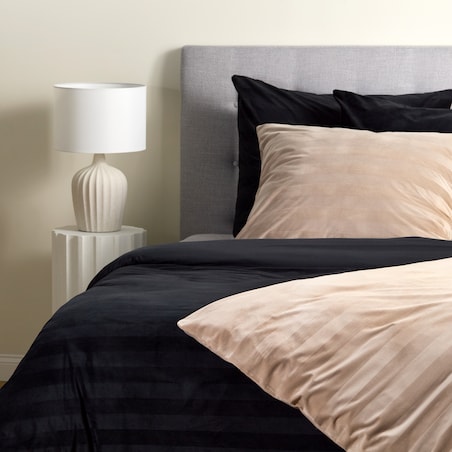 Pościel Welwetowa Zebo 160x200 cm z motywem geometrycznym