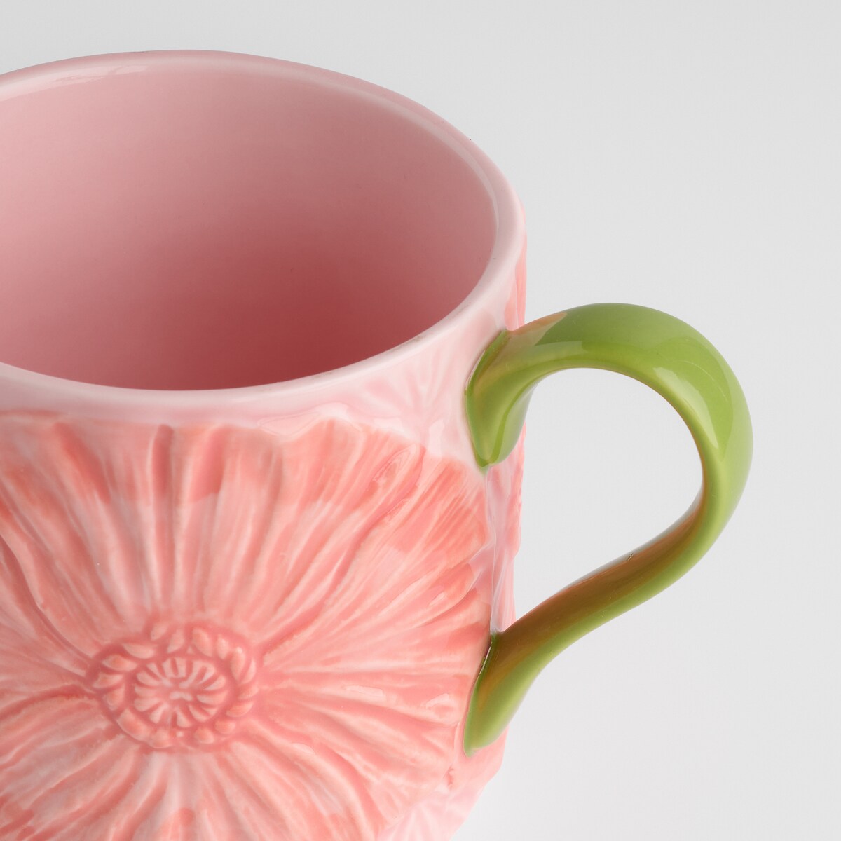 Kubek Malva z motywem kwiatowym