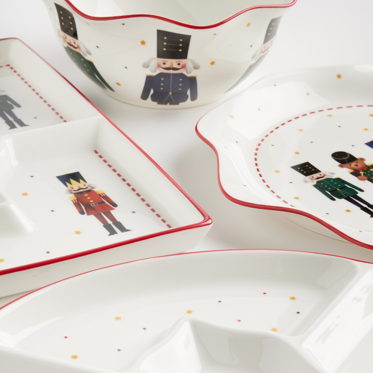 Miska Nutpatcher z motywem dziadka do orzechów