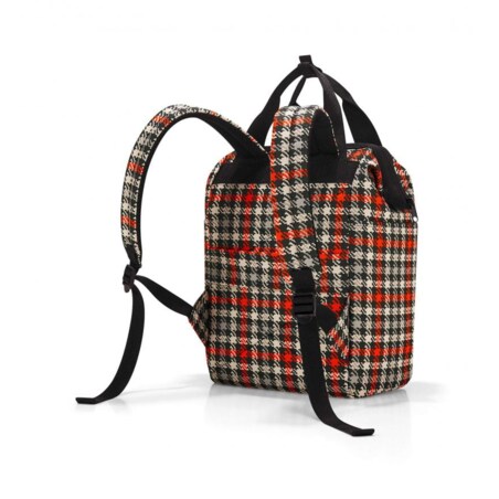Plecak allrounder R glencheck red, poliester, 12 l