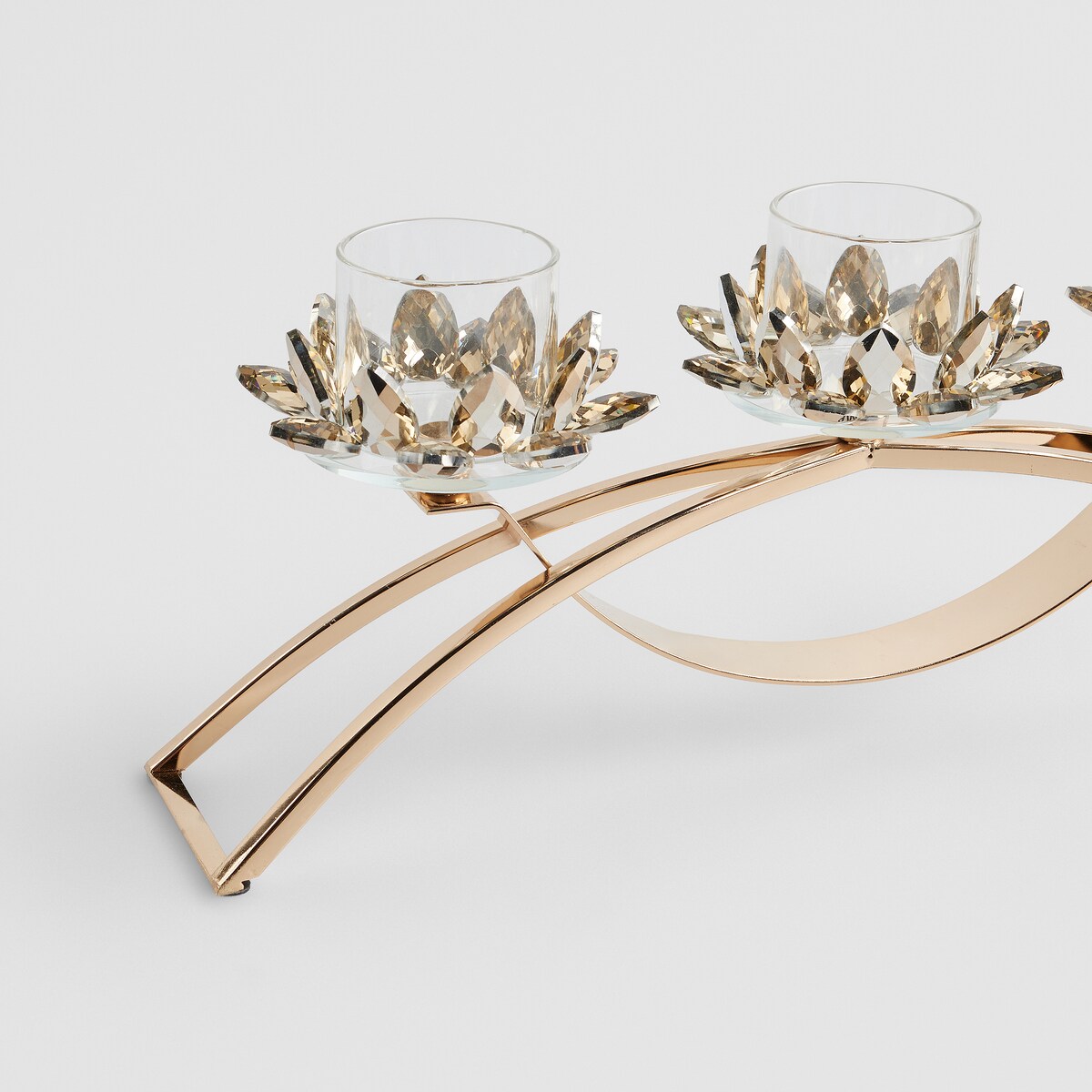 Świecznik potrójny Cristal glass trio