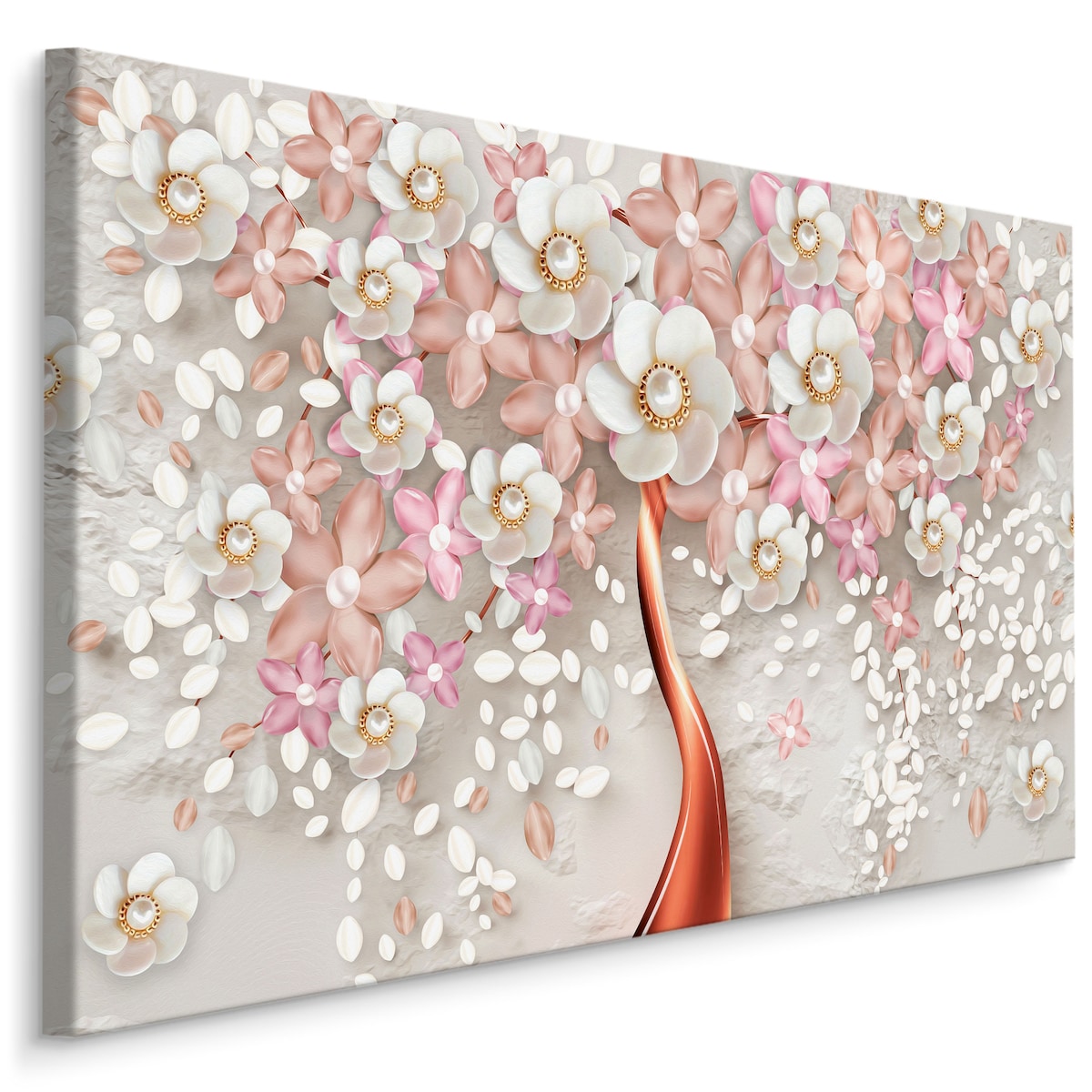 Obraz Abstrakcyjne Drzewo Z Perłami 3D 120x80cm