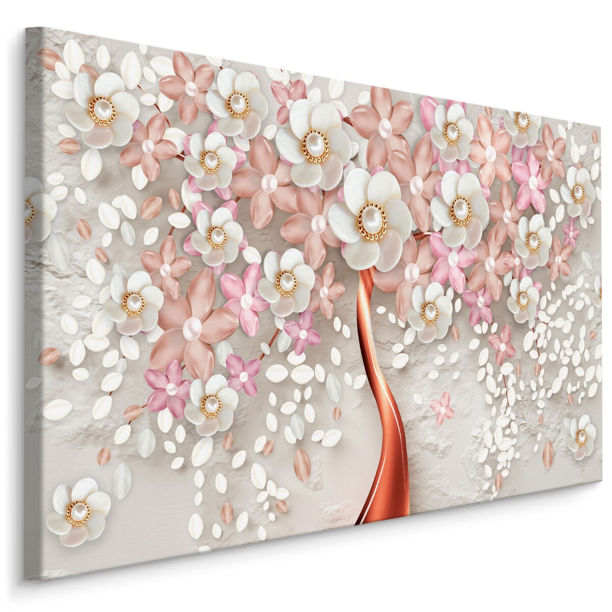 Obraz Abstrakcyjne Drzewo Z Perłami 3D 120x80cm