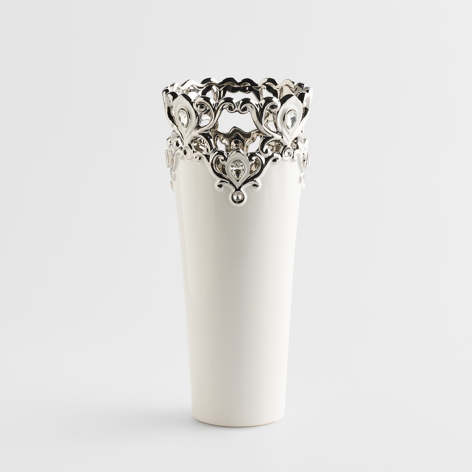 Wazon Palazzo z motywem geometrycznym