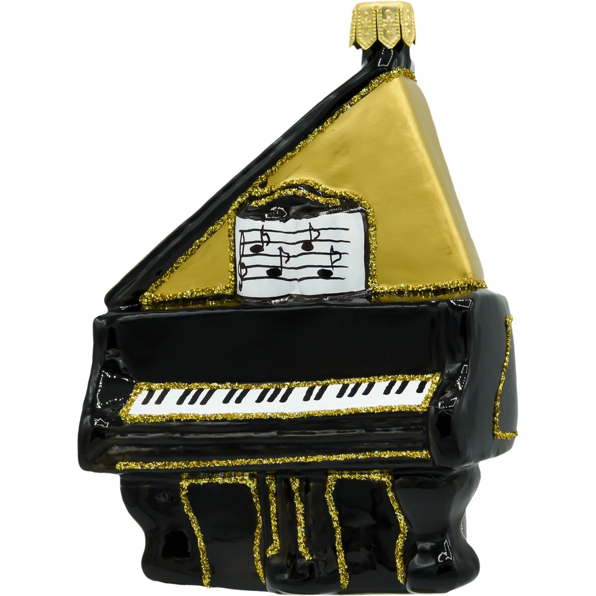 Bombka choinkowa: Elegancki fortepian z nutami
