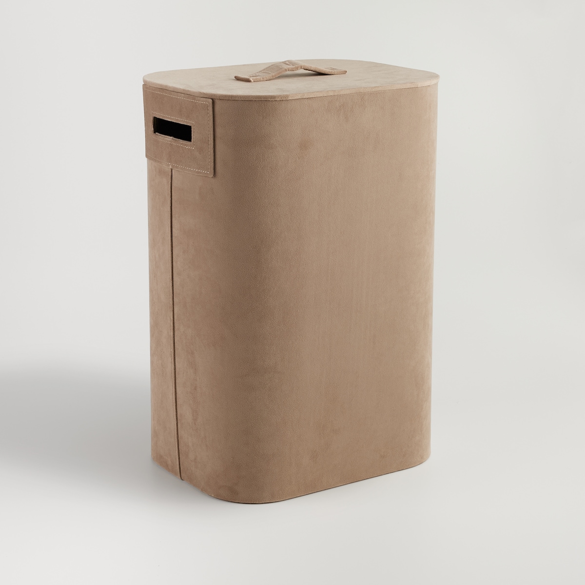 elegancki kosz na pranie z welwetu lantos 65 l