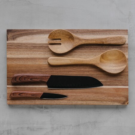 Cutting Board With Kinves Trinoles 