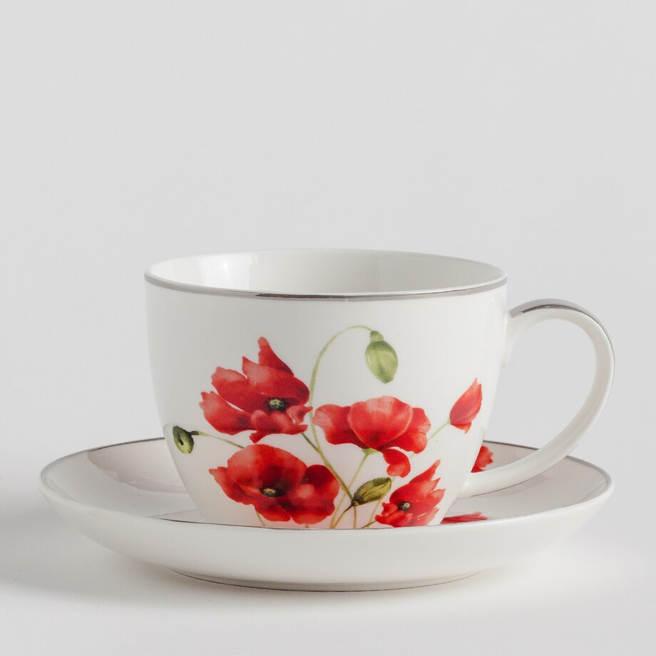 Cup With Saucer Poppie 