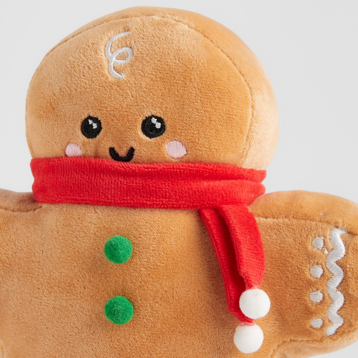 Przytulanka Gingerbu z motywem piernika