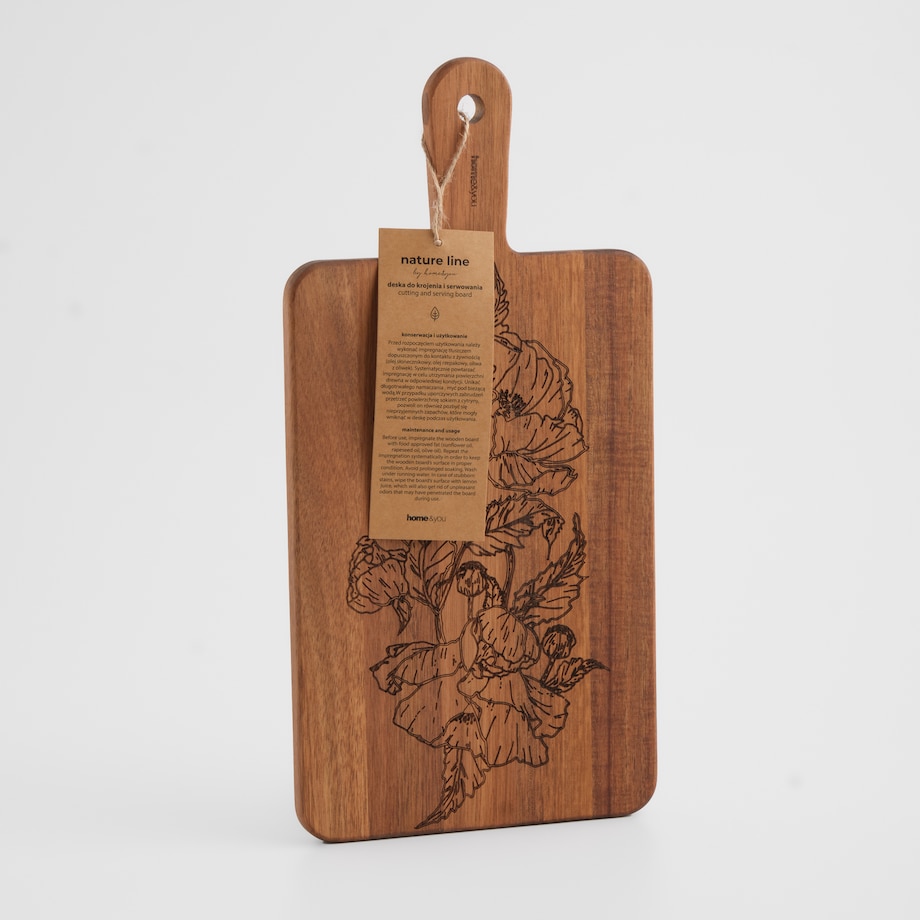 Deska Do Krojenia Blomstero z motywem kwiatowym