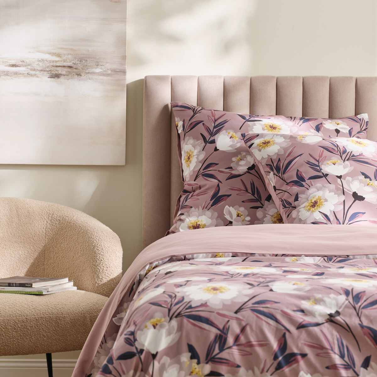 Pościel Z Mikrofibry Perno 200x220 cm z motywem kwiatowym