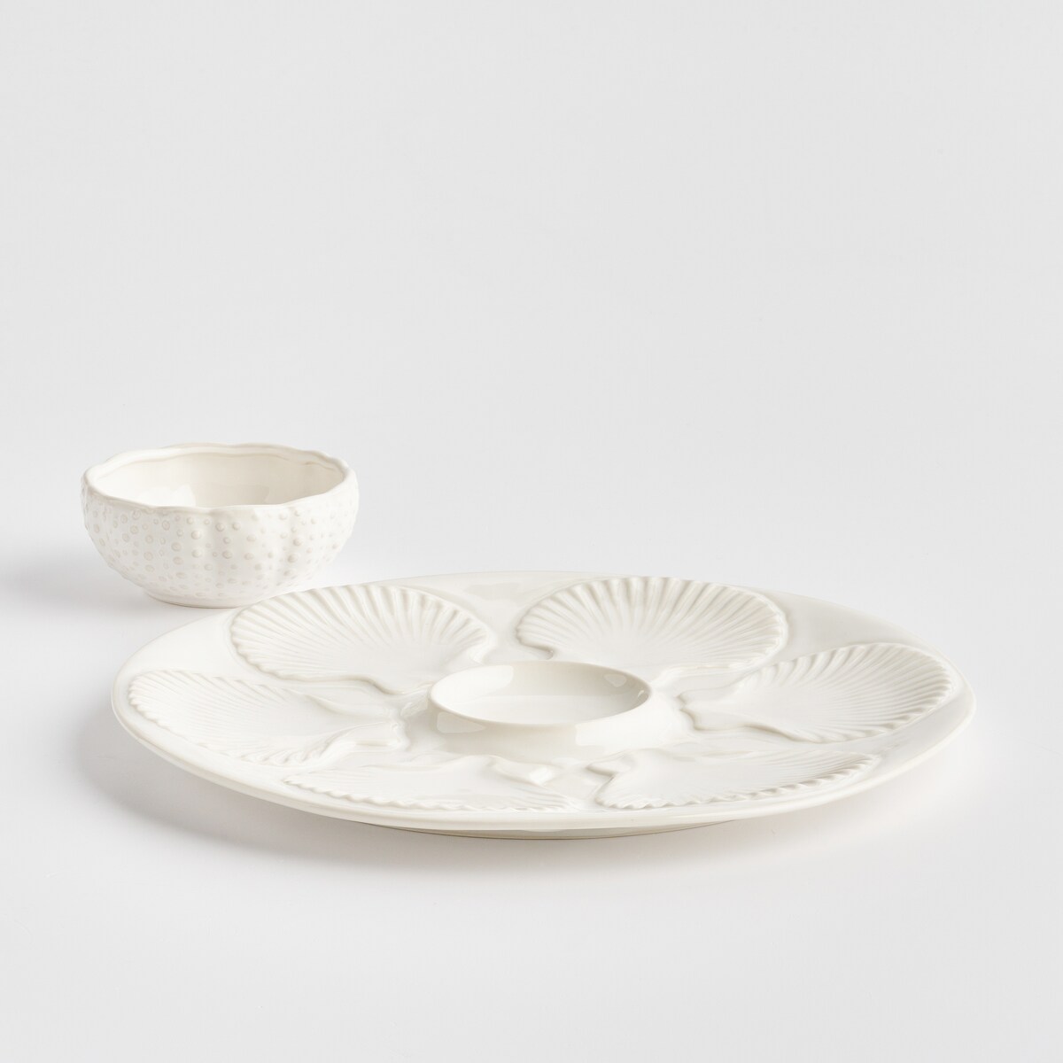 Patera Stellamarina z motywem morskim