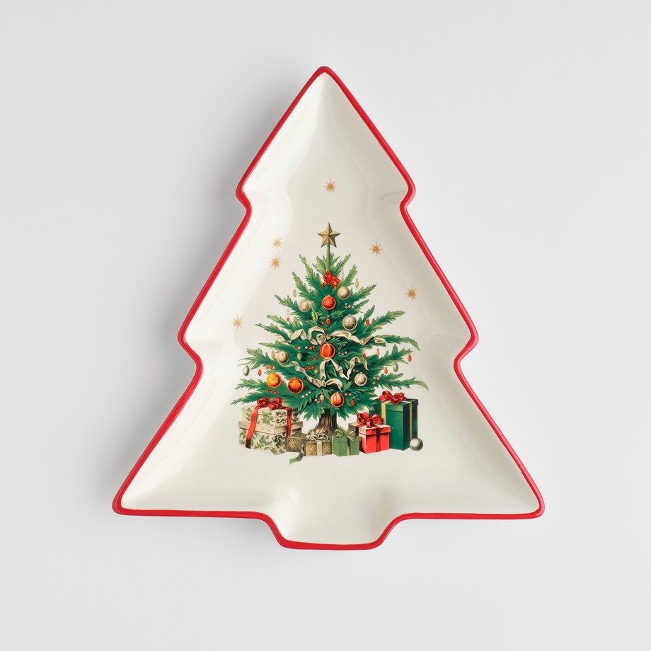 Patera Villagot z motywem choinki