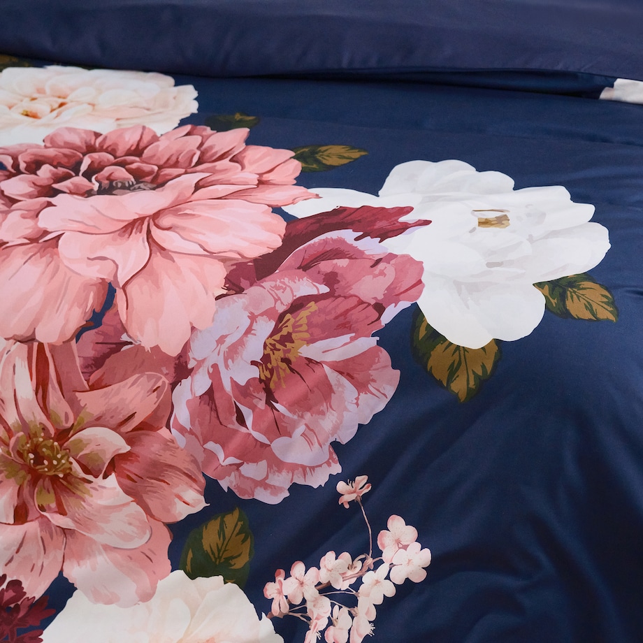 Pościel Z Mikrofibry Merdolo 200x220 cm z motywem kwiatowym