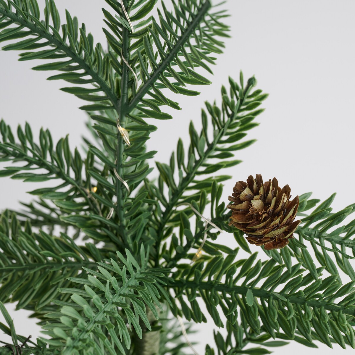 Stroik Led Julgran z motywem roślinnym