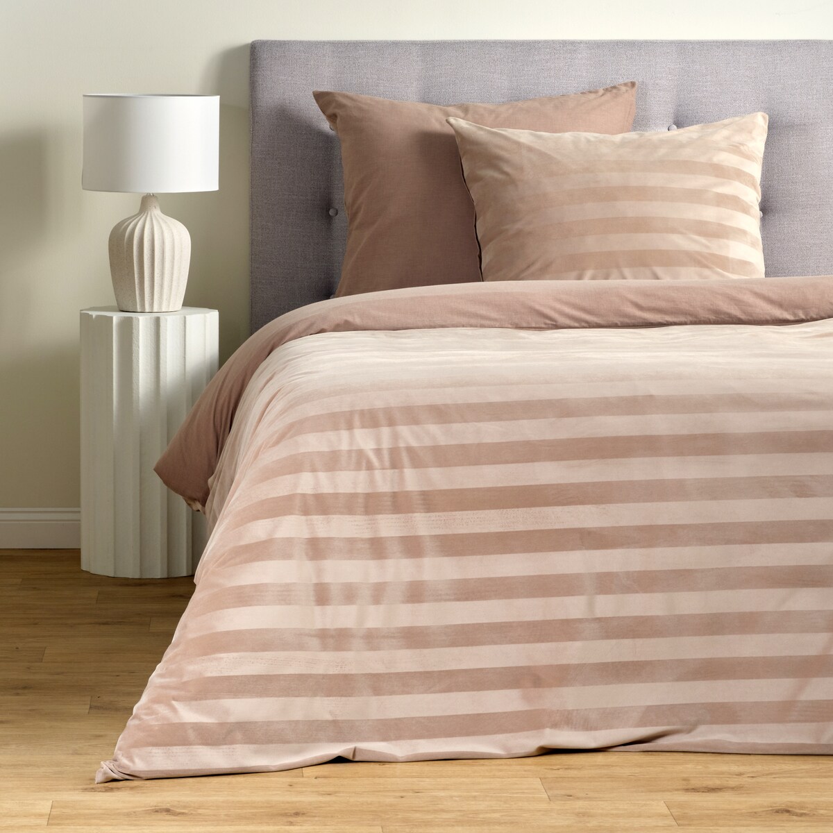 Pościel Welwetowa Zebo 160x200 cm z motywem geometrycznym