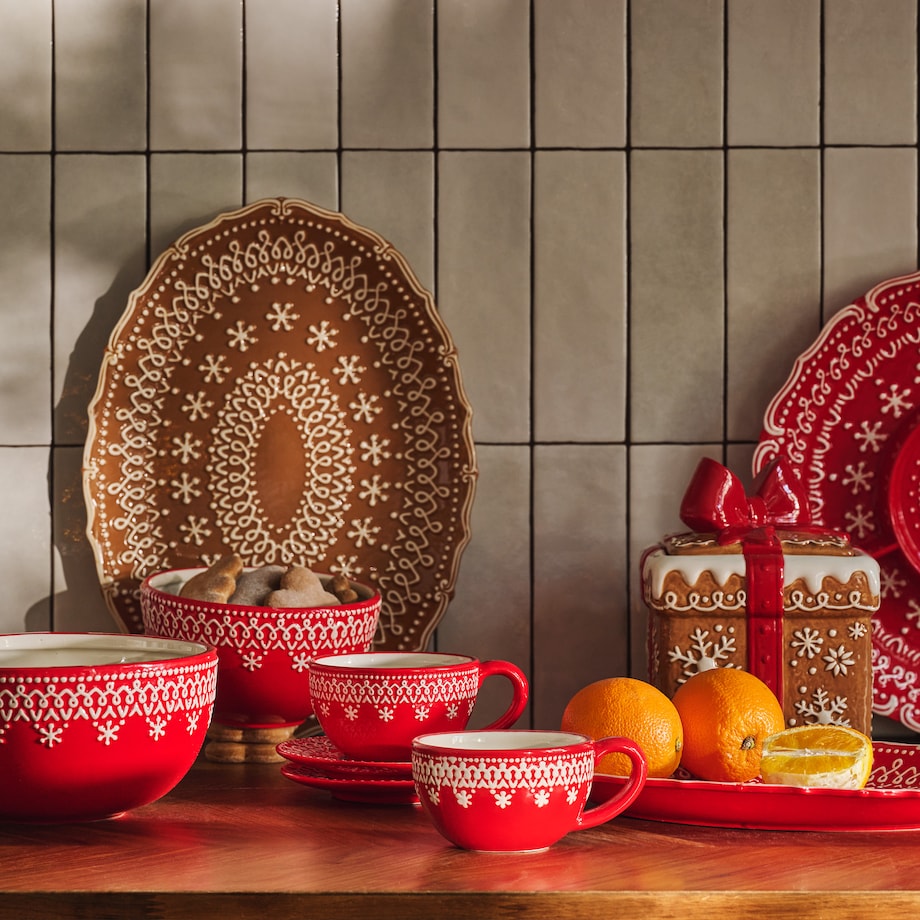 Miska Gingerjoy z motywem piernika