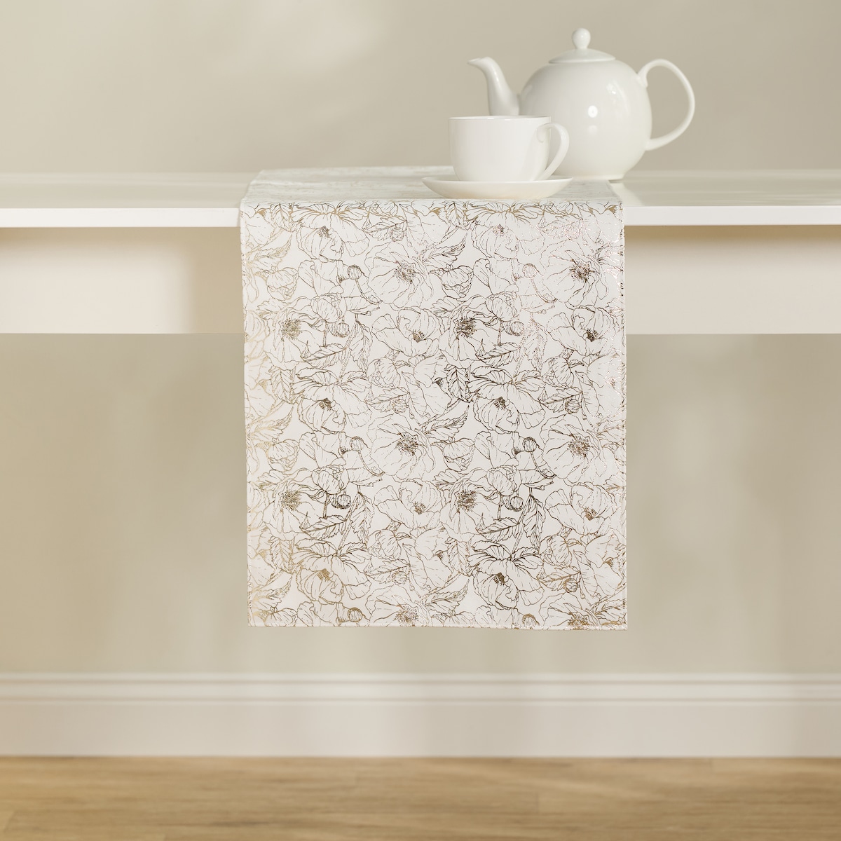 Bieżnik z nadrukiem Casinosis 35x180 cm z motywem kwiatowym