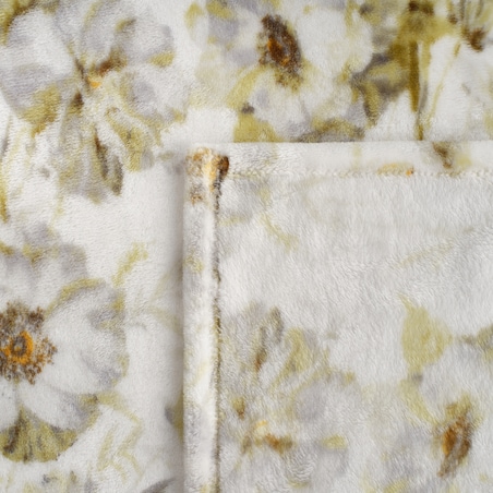 Drukowany koc Flornett 150x200 cm z motywem kwiatowym