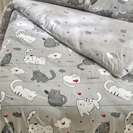 Pościel Z Mikrofibry Nuage 200x220 cm z motywem zwierzęcym