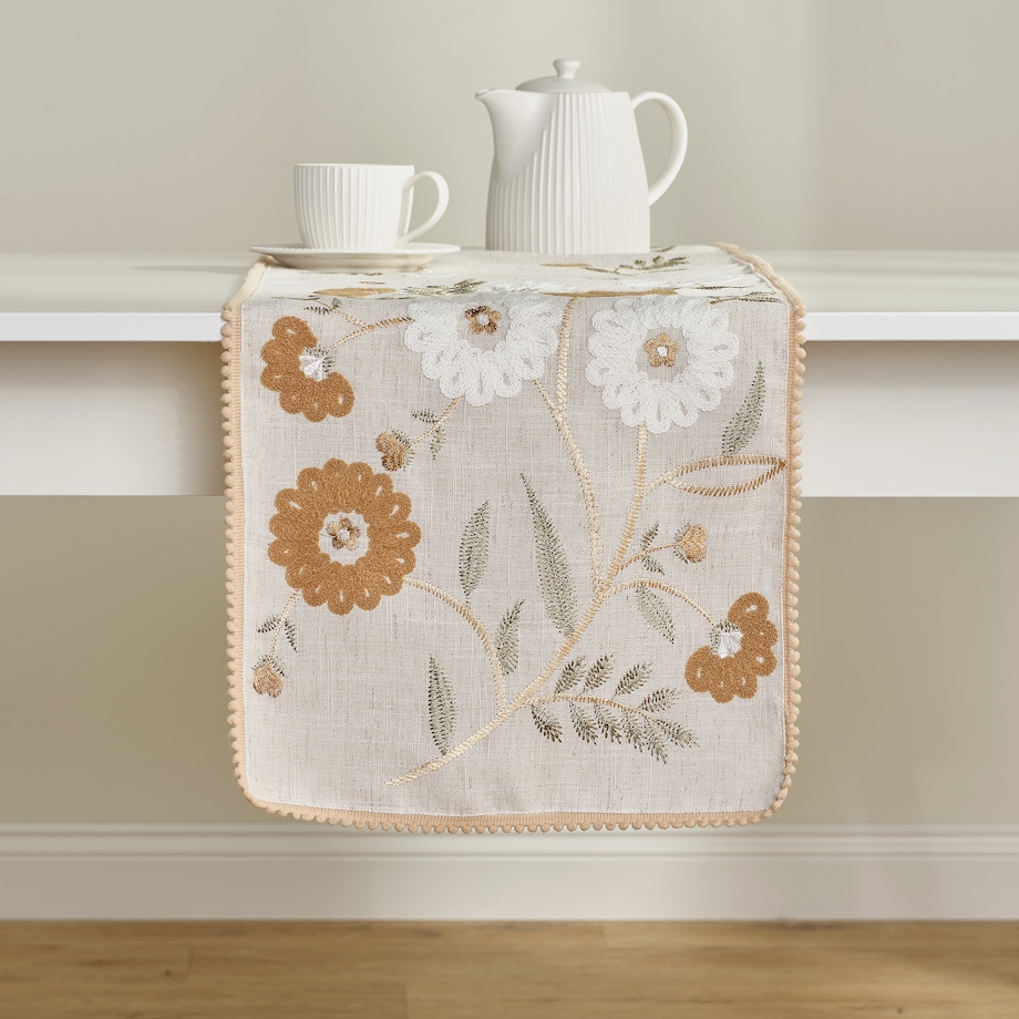 Bieżnik Haftowany Blomera 35x180 cm