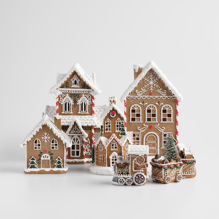 Figurka Led Charmhouse z motywem piernika