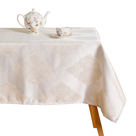 Obrus Żakardowy Hiren 148x220 cm z motywem arabeski