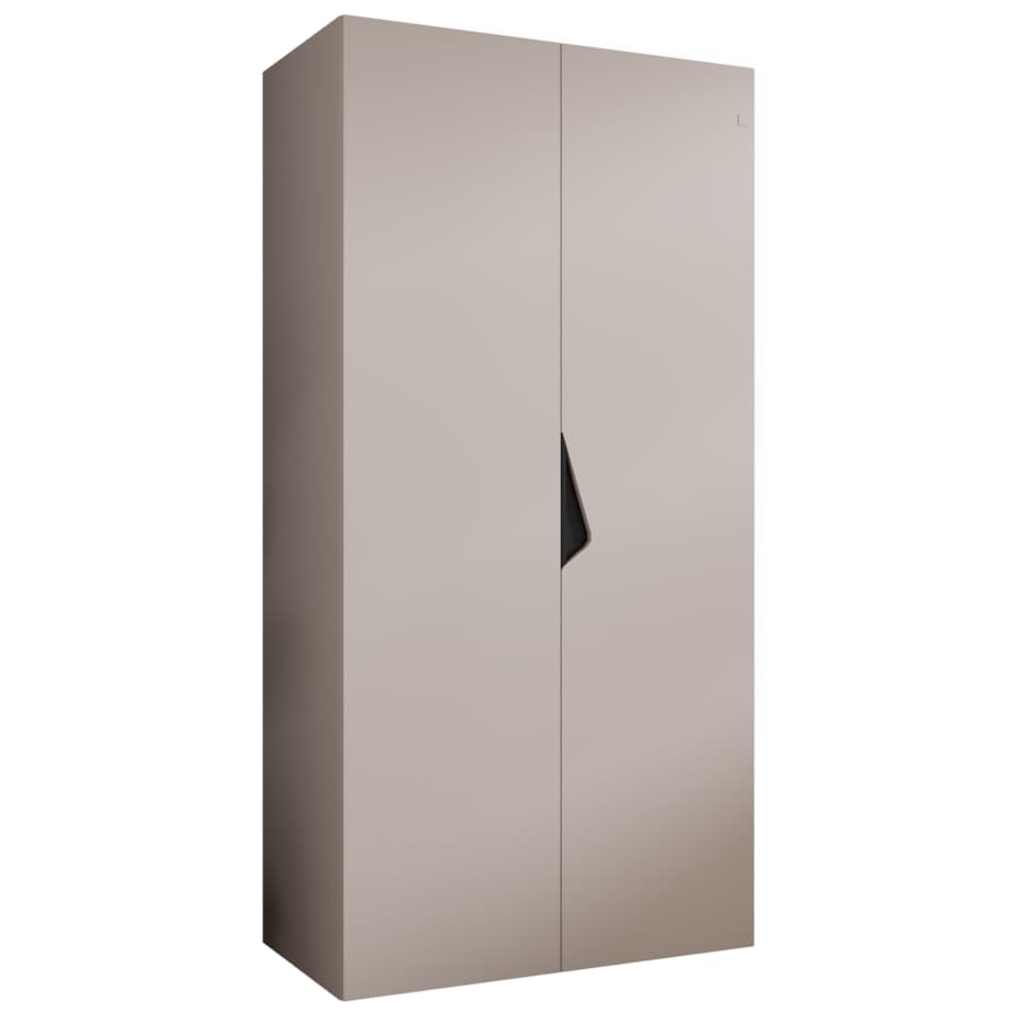 Szafa uchylna Sandi 1 100 wys 202 cm Kaszmir + u Czarny