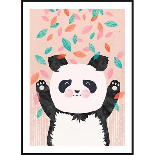 Poster Story, Plakat, Obraz - Panda z Balonem