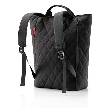 Plecak shopper-backpack rhombus black, 16 l